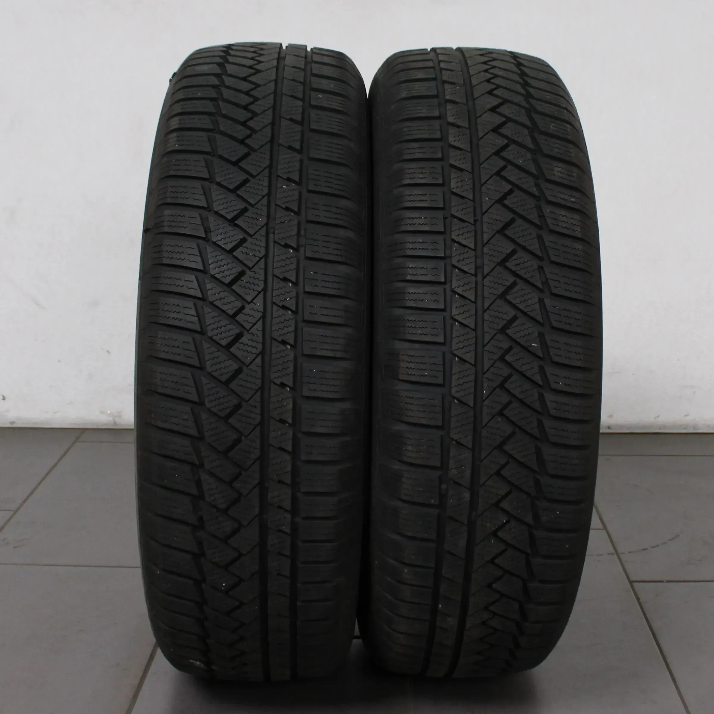 2x Winterreifen 215 65 R17 99H AO Continental WinterContact TS 850 P SUV  6-6,5mm - Bild 1