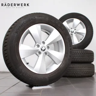 17 Zoll original Skoda Kodiaq I NS7 656601025J Alufelgen Winterräder 8-8,5mm - Bild 1