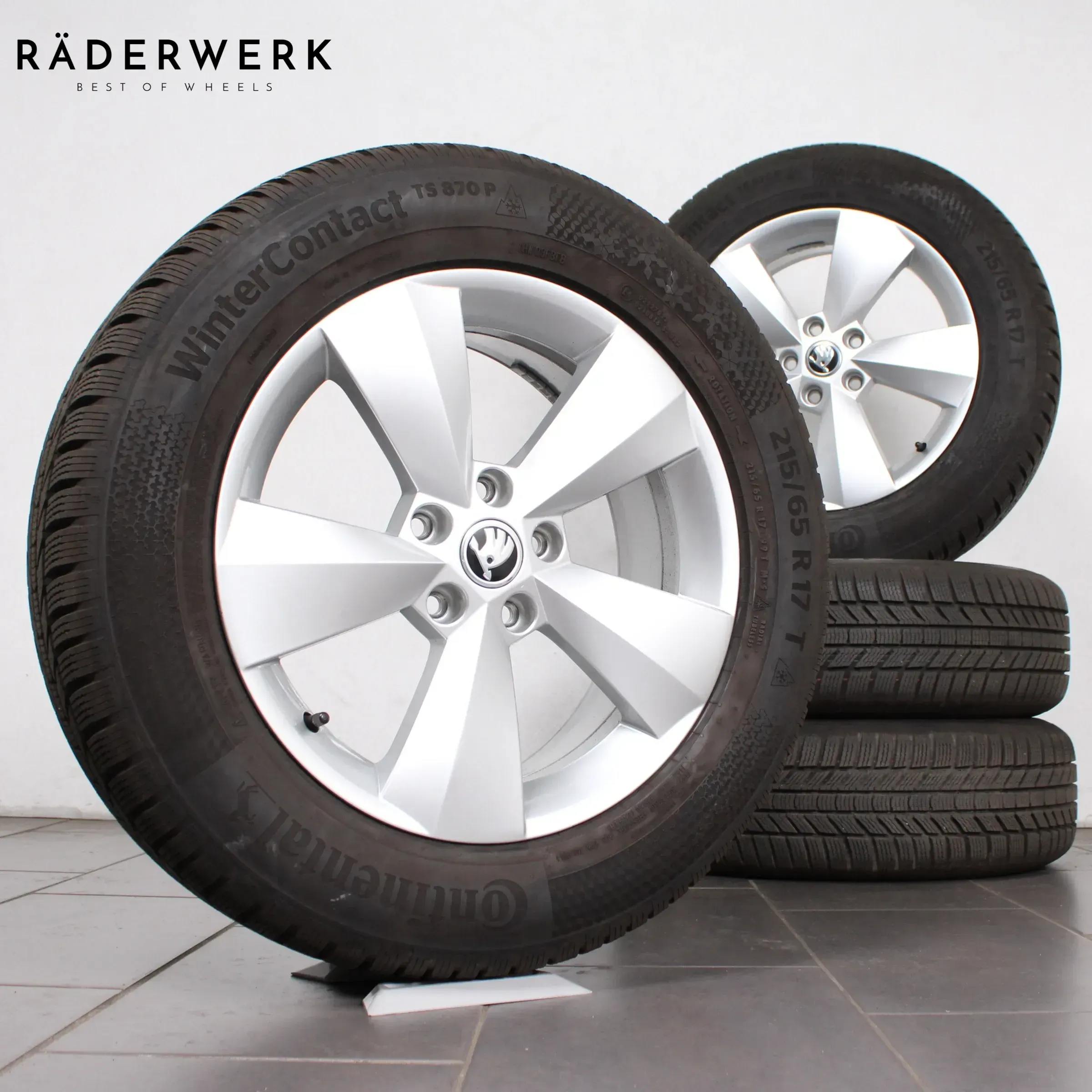 17 Zoll original Skoda Kodiaq I NS7 656601025J Alufelgen Winterräder 8-8,5mm - Bild 1