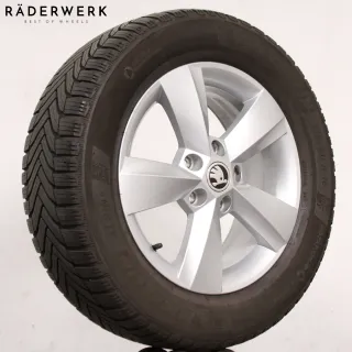 16 Zoll original Skoda Karoq NU7 57A601025S Alufelgen Winterräder Winterreifen - Bild 3