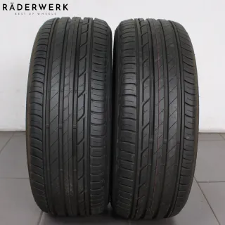 2x Sommerreifen 215 50 R18 92W Bridgestone Turanza T005 0924 7,5-8mm (von Neuwagen demontiert). - Bild 1