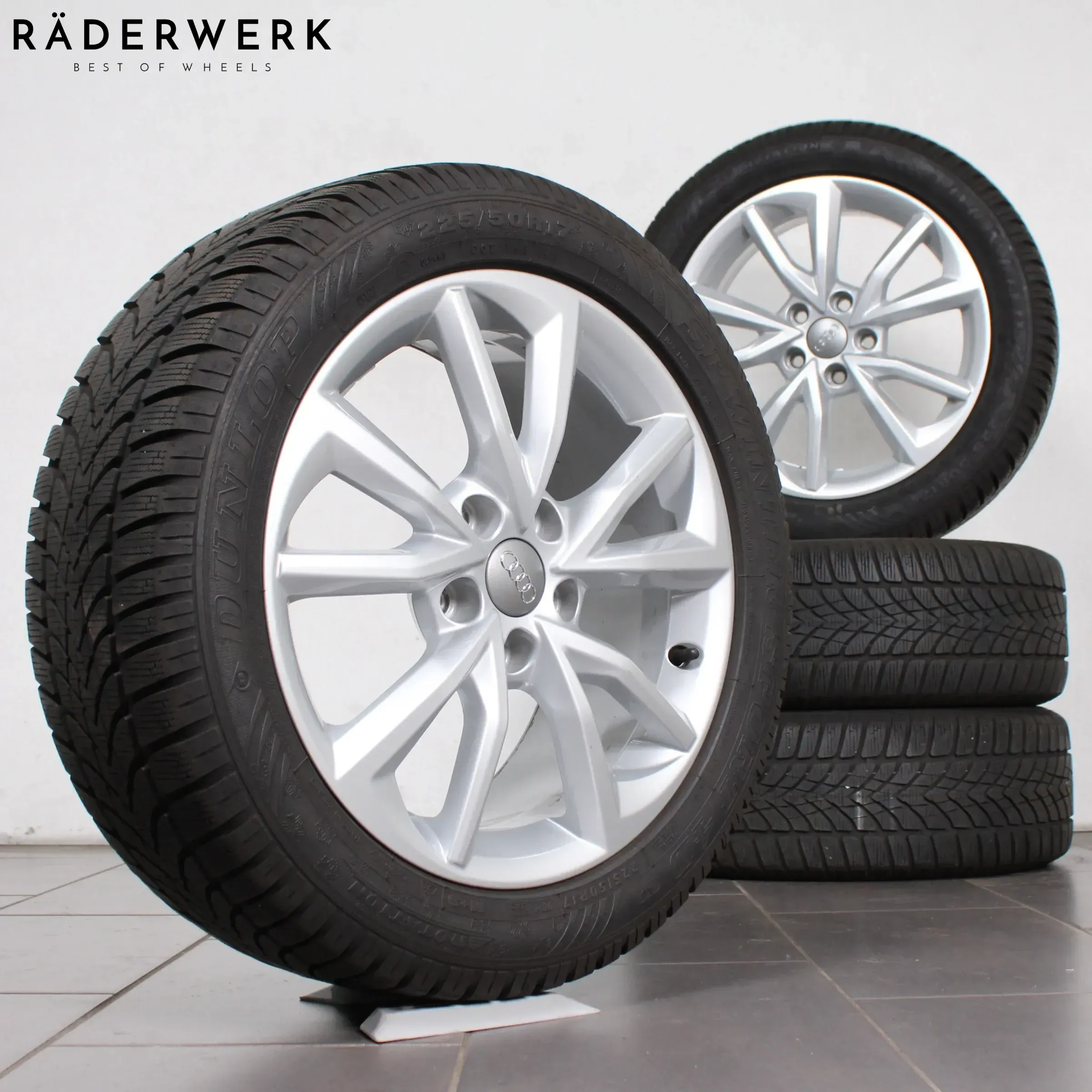 17 Zoll Original Audi TT 8S 8S0071497 Alufelgen Winterreifen Winterräder D-5-9-H - Bild 1