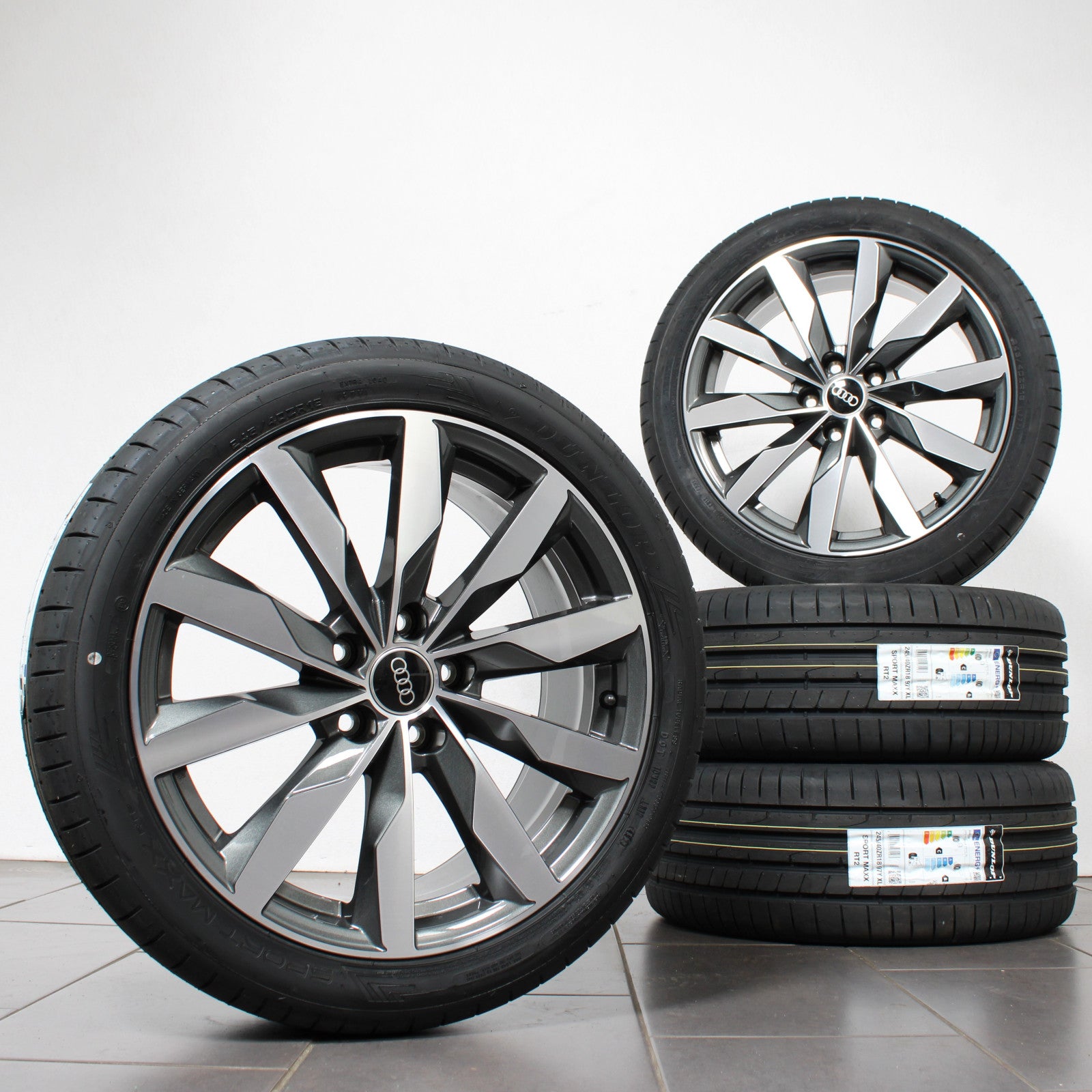 18" Audi 2024 Alufelgen + Winterreifen Audi A4 (8W, B9)