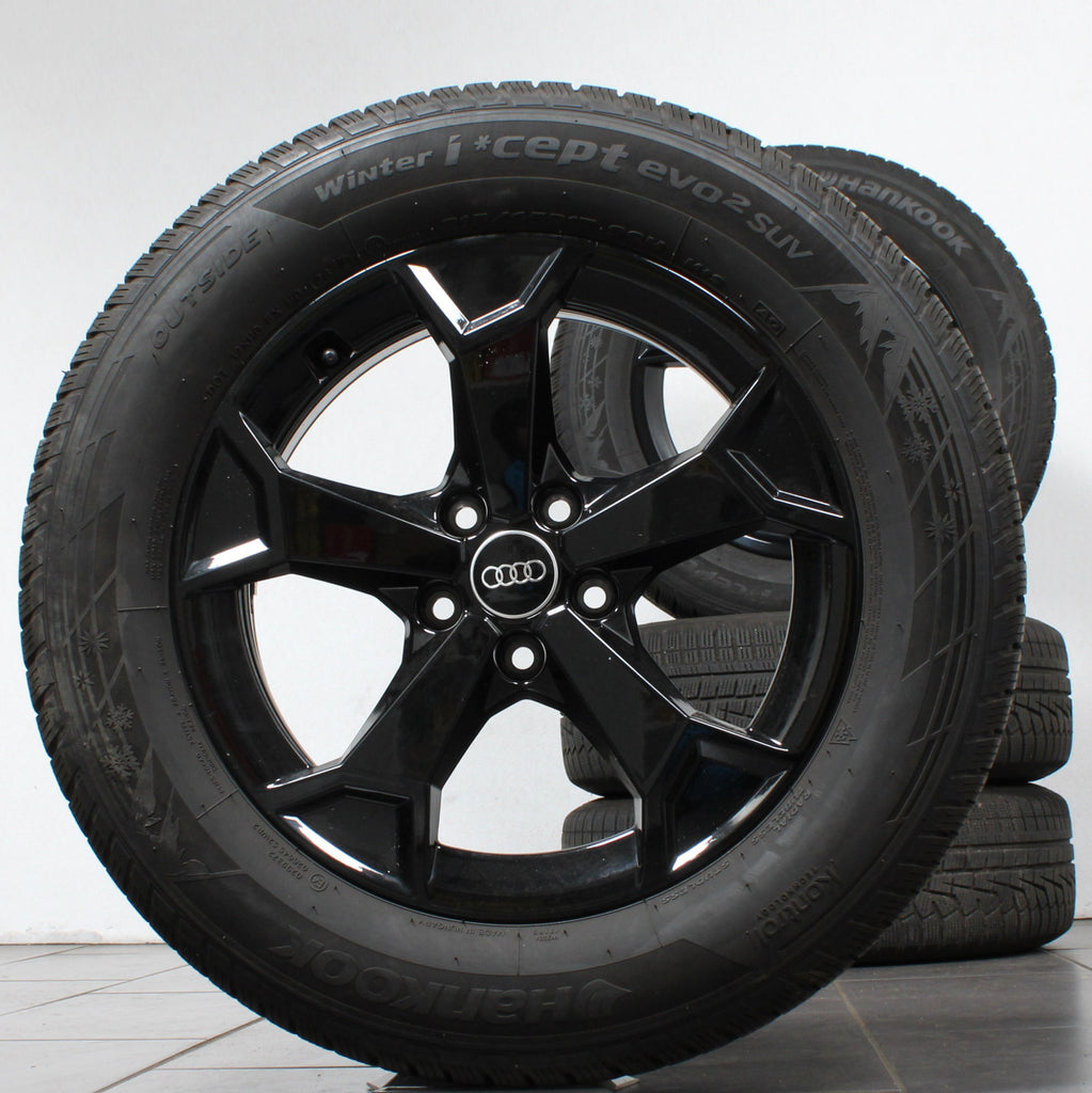 17 Zoll original Audi Q3 F3 II 83A 83A601025AM Alufelgen Winterreifen (9860b)