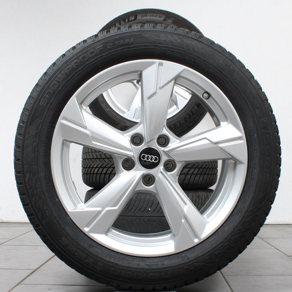 18 Zoll original Audi A6 4K C8 4K0601025D Alufelgen Winterreifen (3f6ed)