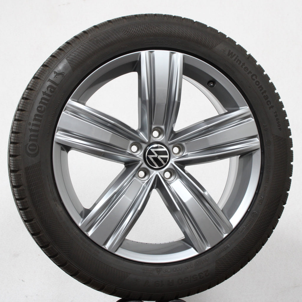 19 Zoll Original VW Tiguan II AD1 & Allspace 5NA601025Q Alufelgen Winterreifen (284e4)