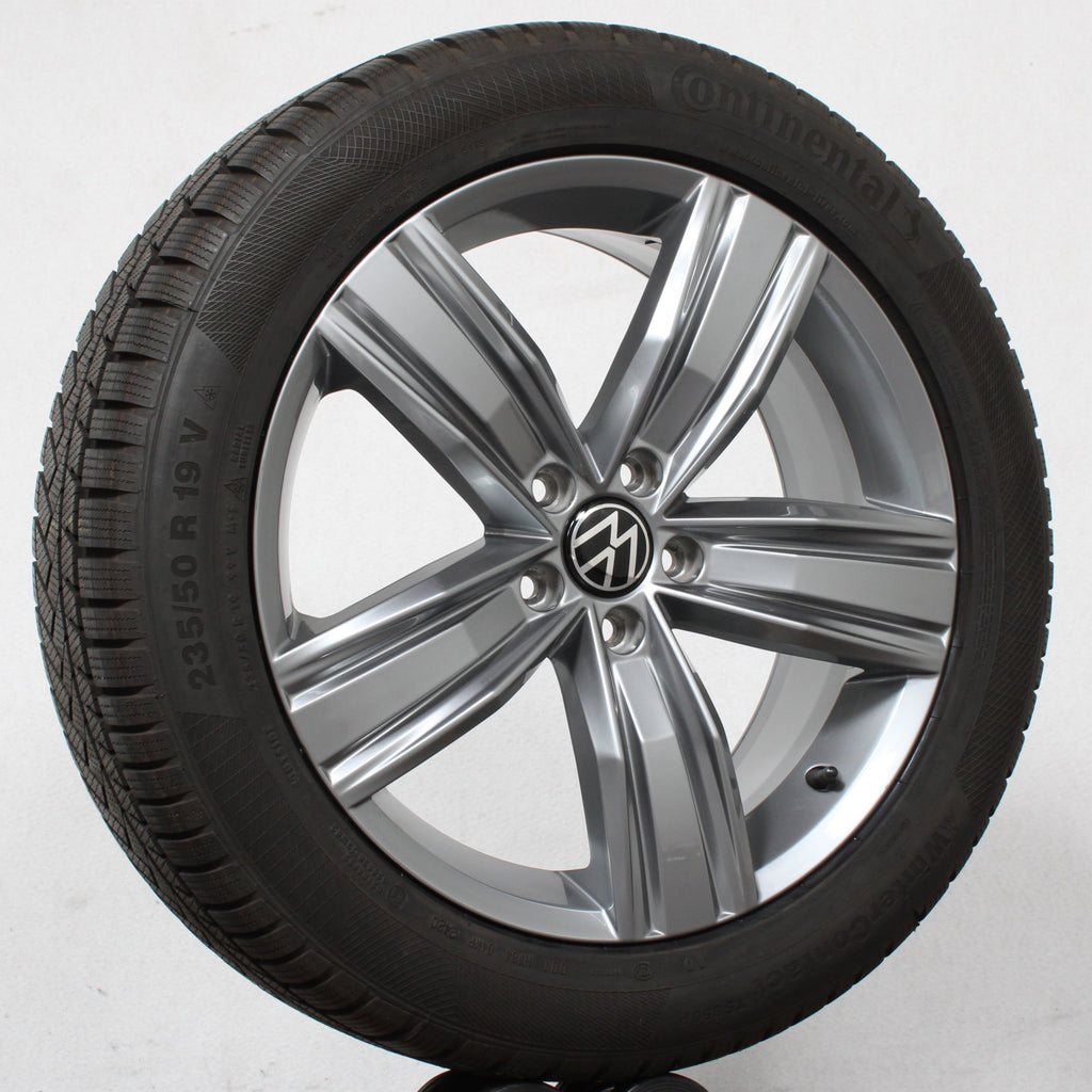 19 Zoll Original VW Tiguan II AD1 & Allspace 5NA601025Q Alufelgen Winterreifen (284e4)