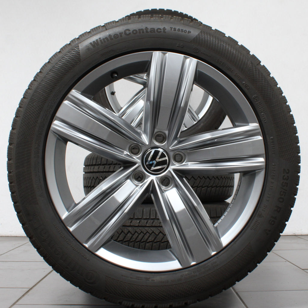 19 Zoll Original VW Tiguan II AD1 & Allspace 5NA601025Q Alufelgen Winterreifen (284e4)