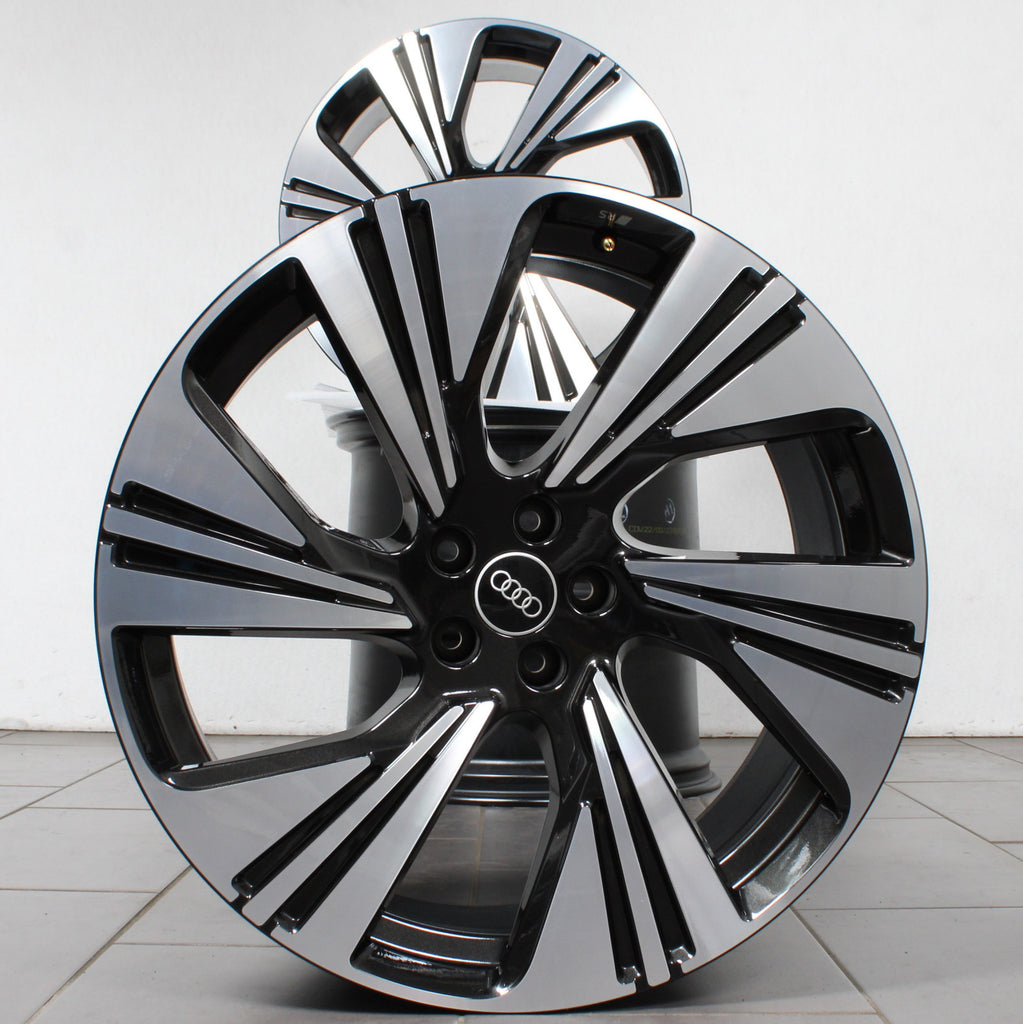 22 Zoll original Audi e-tron Q8 e-tron GE 4KE601025AM Alufelgen (9c05b)