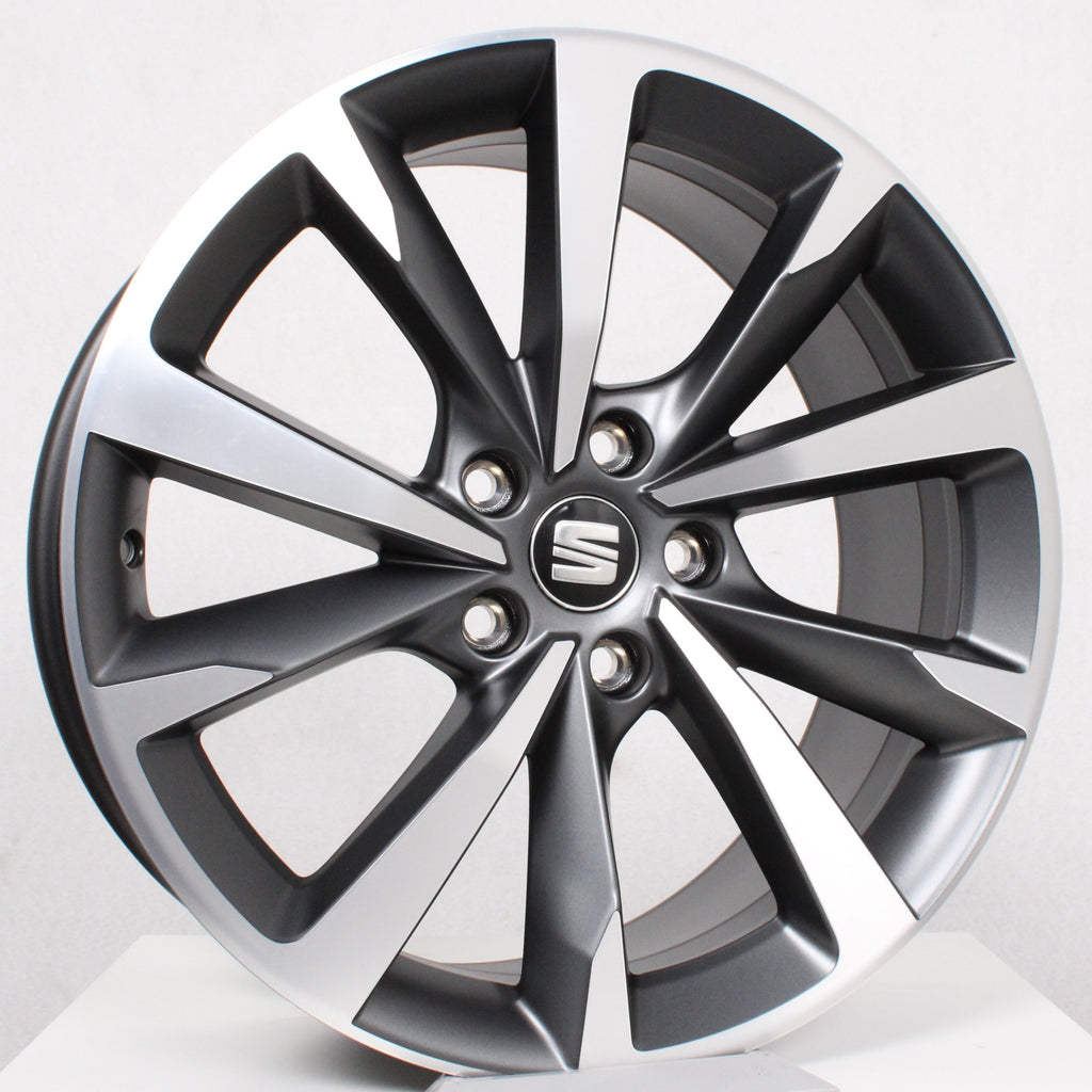 18 Zoll original Seat Leon Mk4 KL 5FA601025E Alufelgen (0804b)