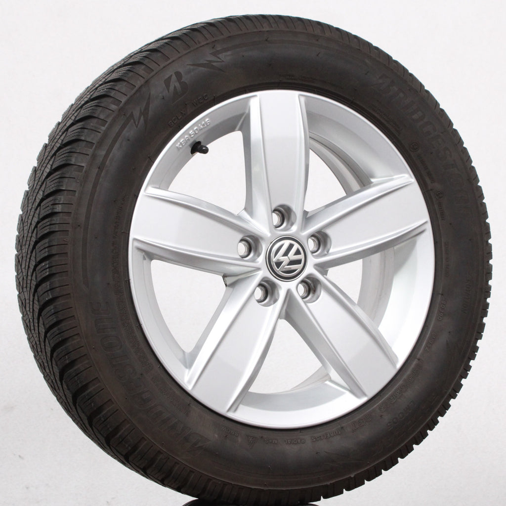 15 Zoll original VW Polo 2G AW 2G0071495 Corvara Alufelgen Winterreifen (48702)