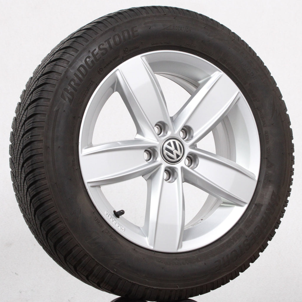 15 Zoll original VW Polo 2G AW 2G0071495 Corvara Alufelgen Winterreifen (48702)