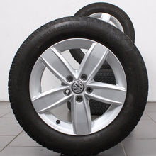 Laden Sie das Bild in den Galerie-Viewer, 15 Zoll original VW Polo 2G AW 2G0071495 Corvara Alufelgen Winterreifen (48702)