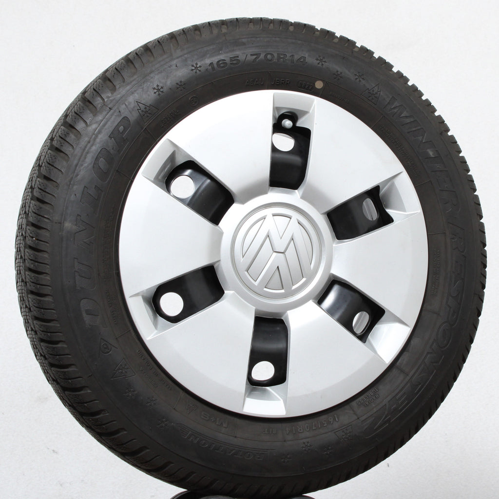14 original VW UP 1S 1S0601027G Stahlfelgen Winterreifen (6faa5)