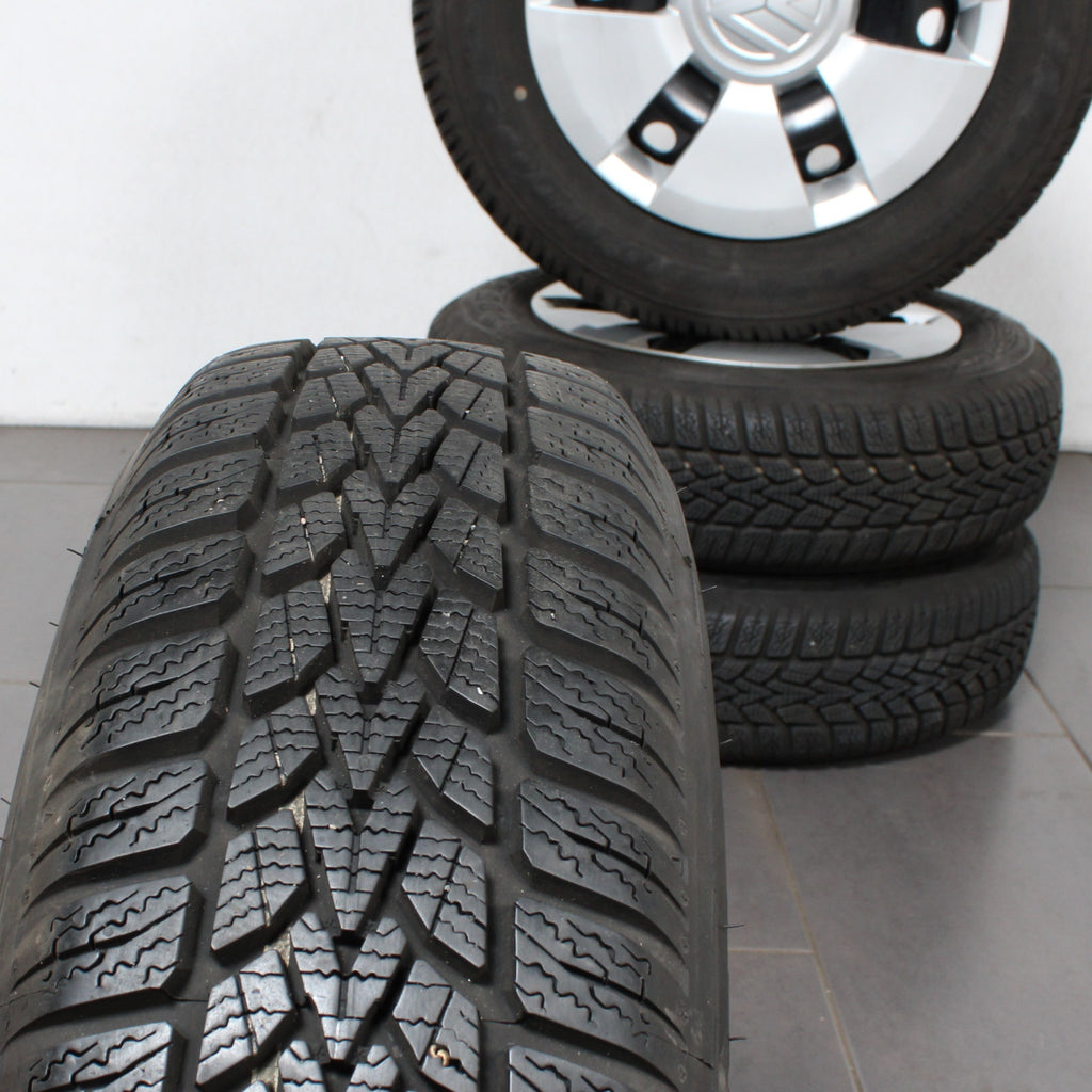 14 original VW UP 1S 1S0601027G Stahlfelgen Winterreifen (6faa5)