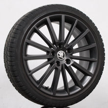 Laden Sie das Bild in den Galerie-Viewer, 18 Zoll original Skoda Octavia III 5E 5E0601025AG Turini Alufelgen Winterreifen (cfb76)