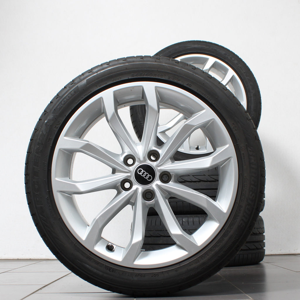 18 Zoll original Audi A4 S4 B9 8W 8W0601025H Alufelgen Sommerreifen (5bc3d)