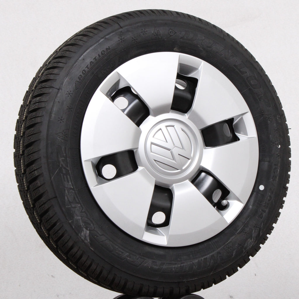 14 original VW UP 1S 1S0601027G Stahlfelgen Winterreifen (9dd12)