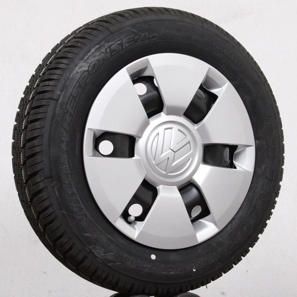 14 original VW UP 1S 1S0601027G Stahlfelgen Winterreifen (9dd12)