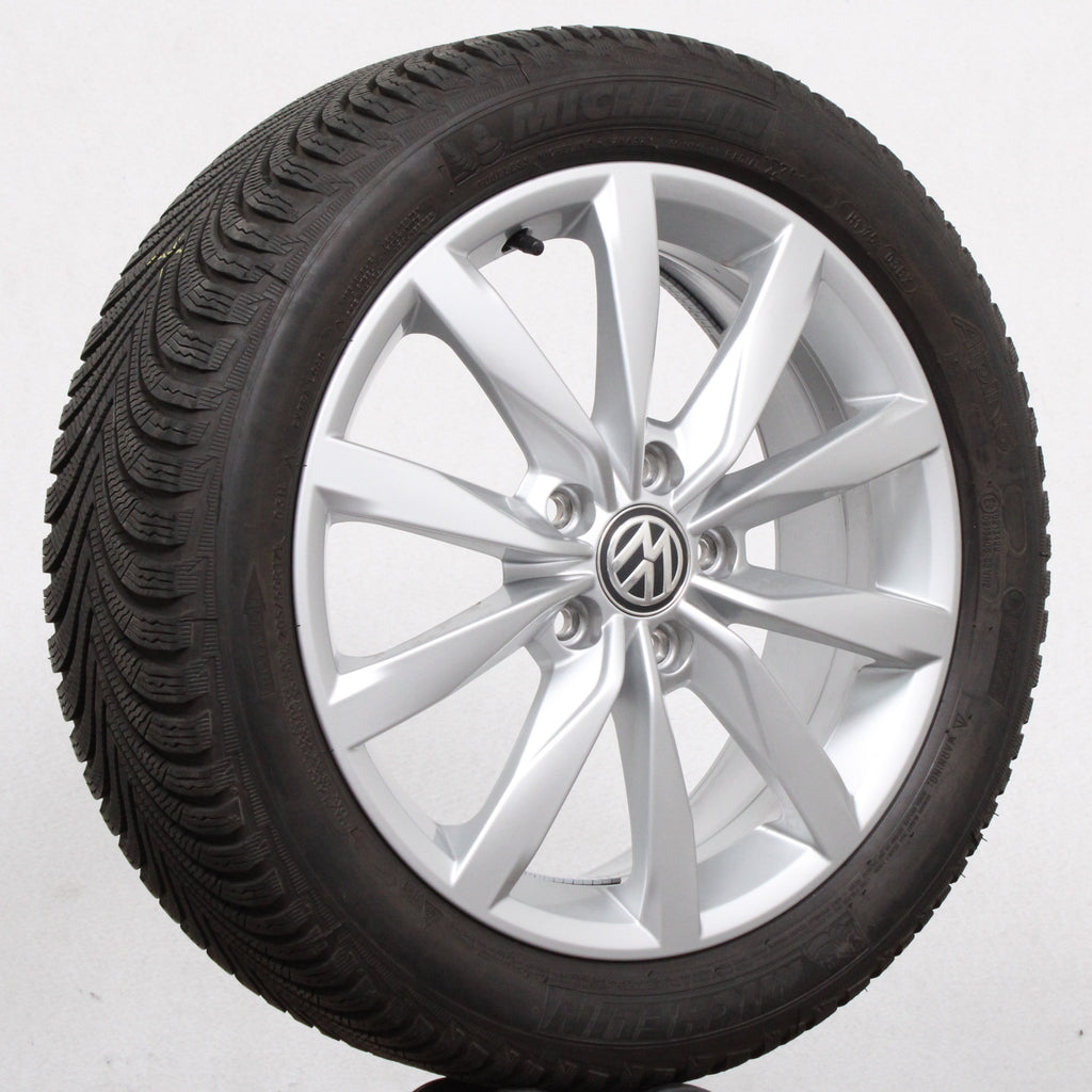 17 Zoll original VW Golf 7 VII 5G 5G0601025K Dijon  Alufelgen Winterreifen (72e4d)