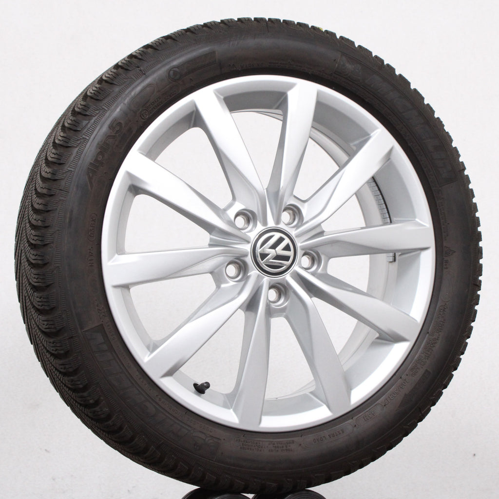 17 Zoll original VW Golf 7 VII 5G 5G0601025K Dijon  Alufelgen Winterreifen (72e4d)