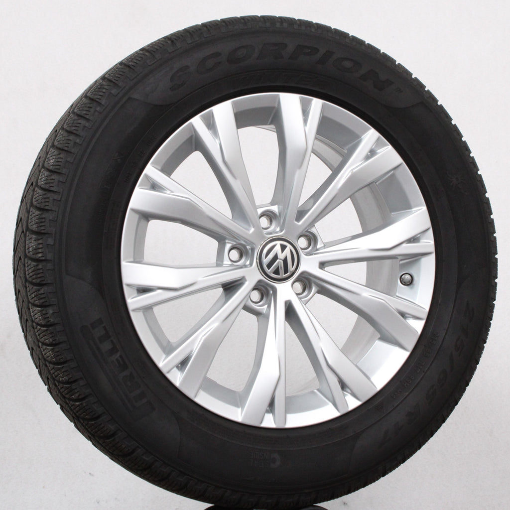 17 Zoll original VW Tiguan ll Allspace 5NA 5NA601025 Alufelgen Winterreifen (47073)