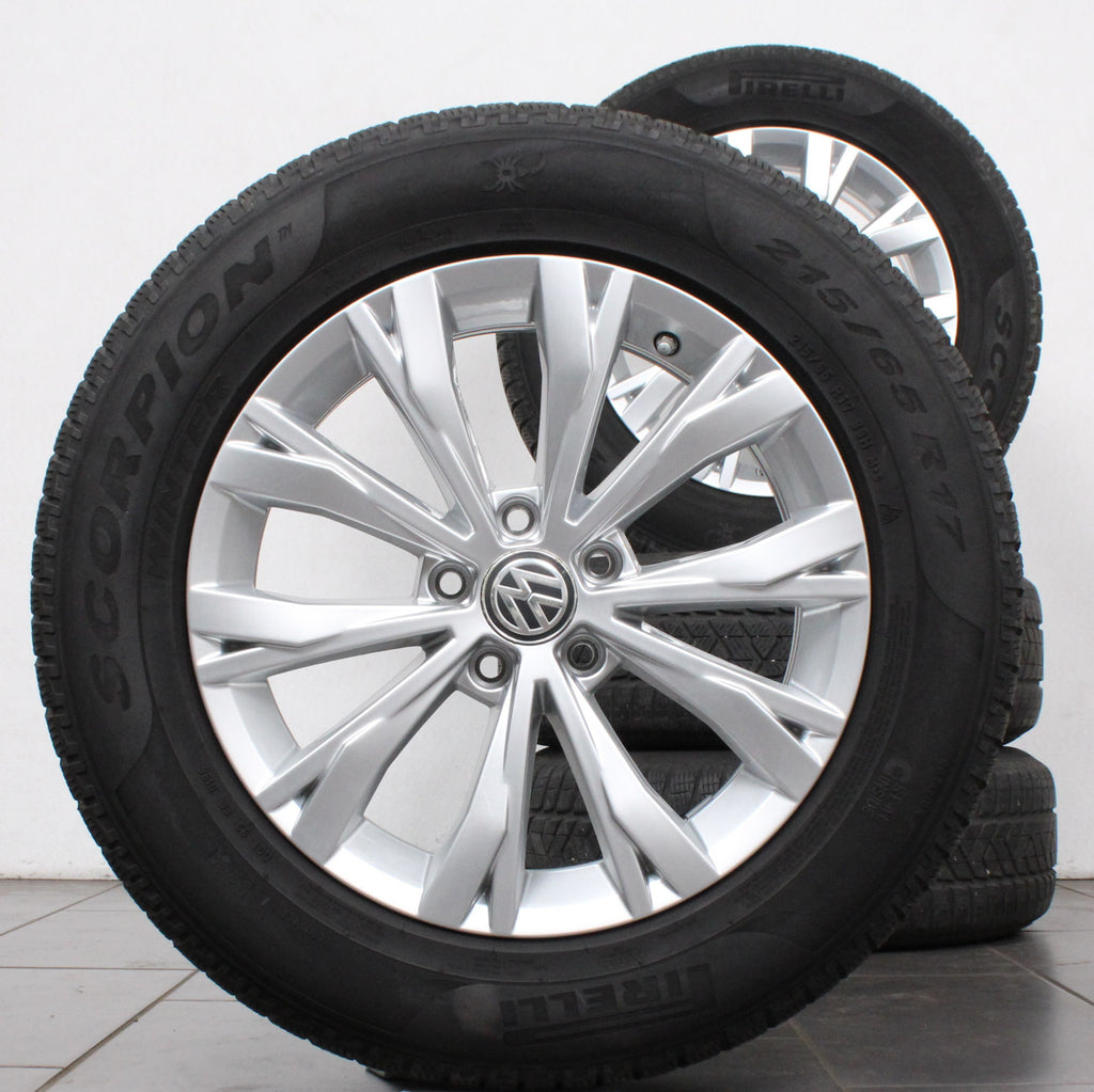 17 Zoll original VW Tiguan ll Allspace 5NA 5NA601025 Alufelgen Winterreifen (47073)