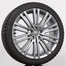 Laden Sie das Bild in den Galerie-Viewer, 17 Zoll original VW Polo Mk5 6R 6C 6R0601025AE Alufelgen Winterreifen (199f1)