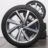 17 Zoll original Mazda MX-5 124R-000857 Alufelgen Winterreifen (aa29c)