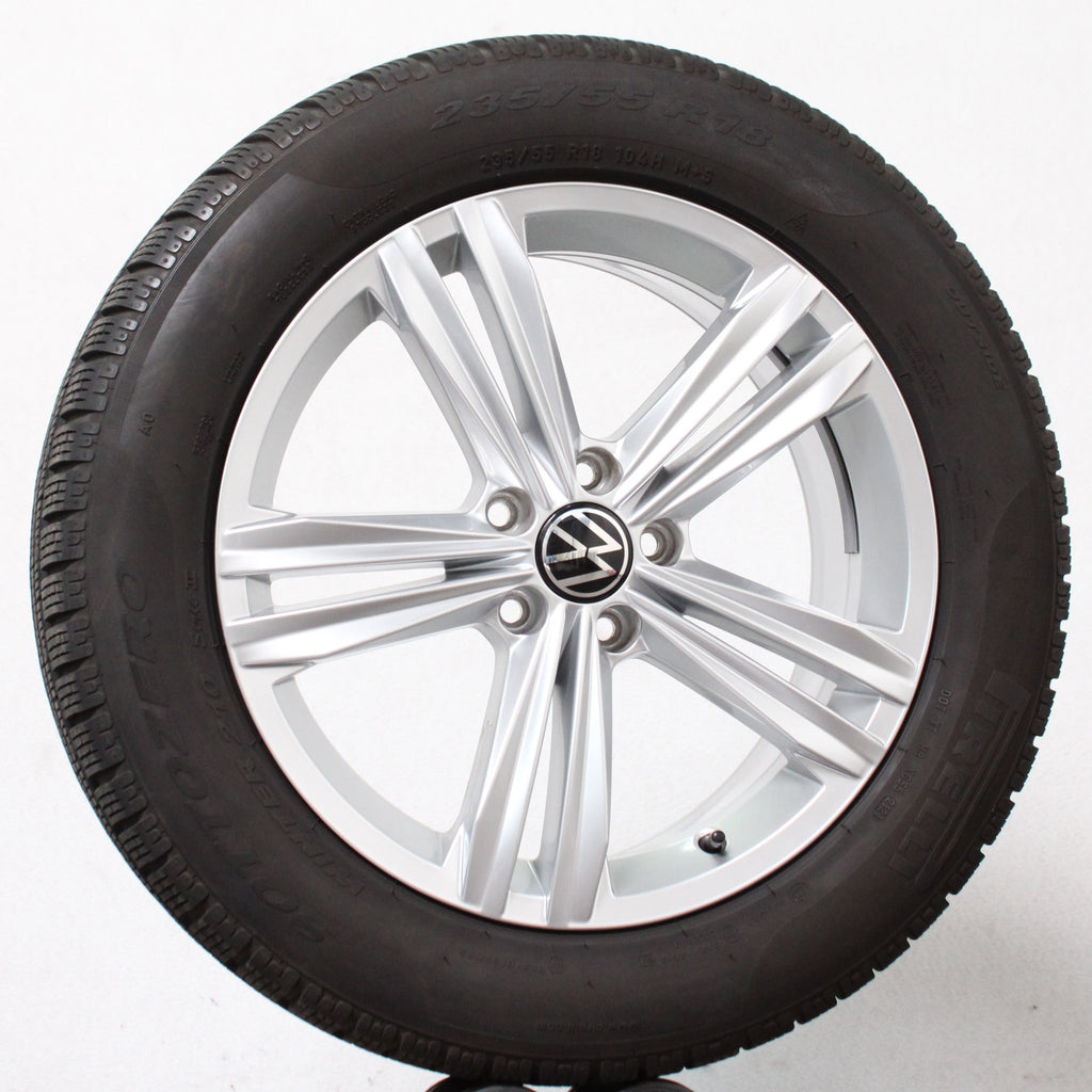 18 Zoll original VW Tiguan ll Allspace 5NA601025M Alufelgen Winterreifen (acad6)
