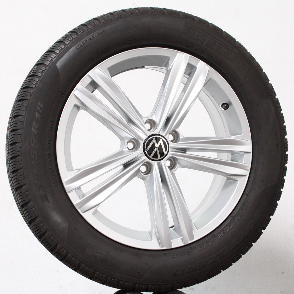 18 Zoll original VW Tiguan ll Allspace 5NA601025M Alufelgen Winterreifen (acad6)