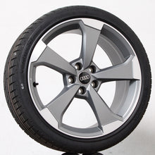 Laden Sie das Bild in den Galerie-Viewer, 19 Zoll original Audi A4 S4 8W B9 8W0601025CG Rotor Alufelgen Sommerreifen (b561c)