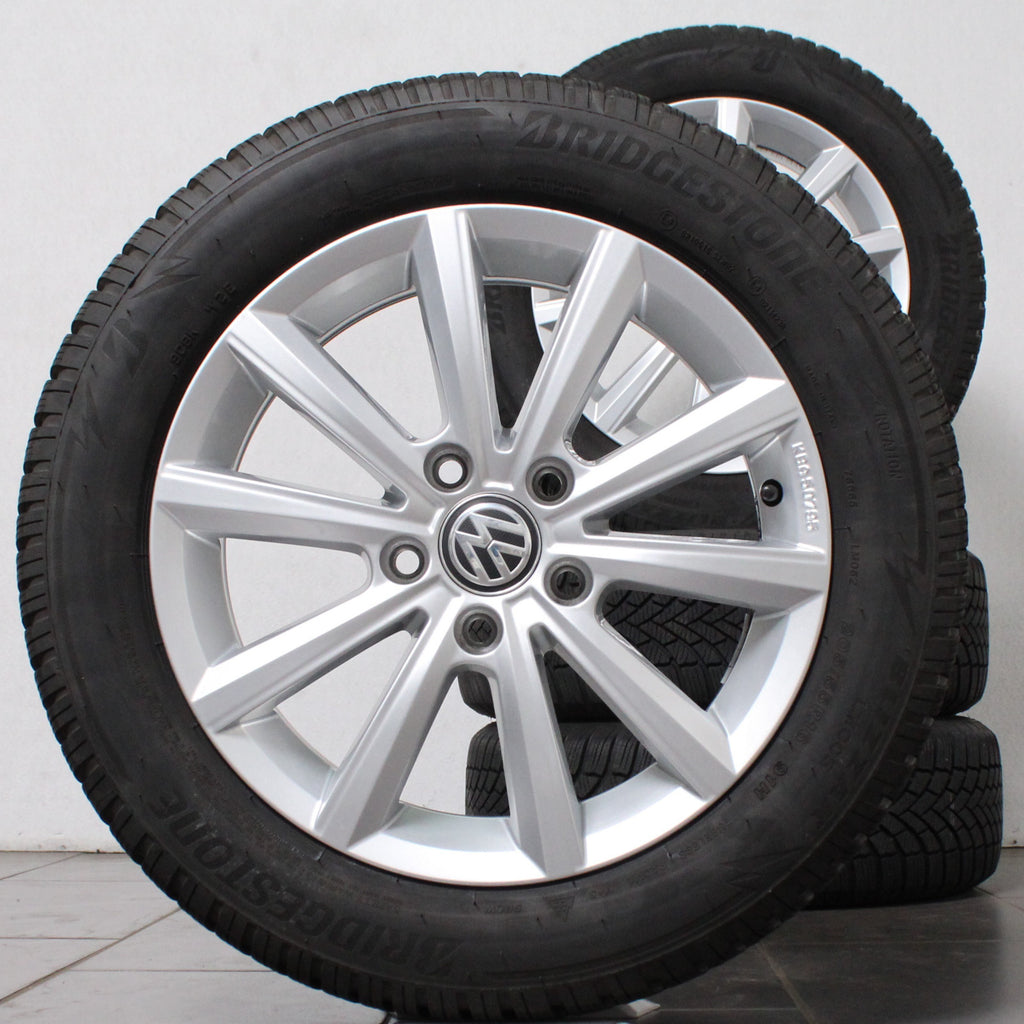 16 Zoll original VW Golf 7 VII 5G 5G0071496B Merona Alufelgen Winterreifen (aa934)