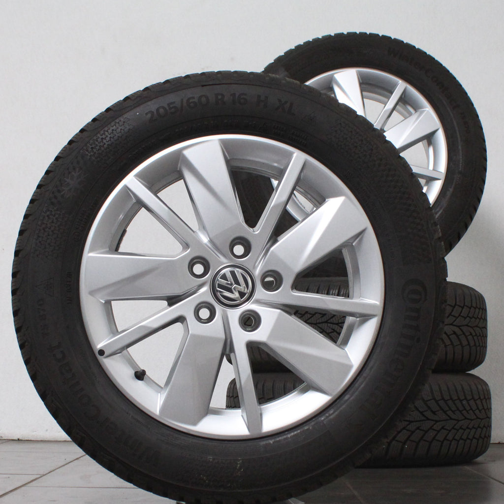 16 Zoll original VW Caddy 3 2K 2K7601025 Wien Alufelgen Winterreifen (5c92a)