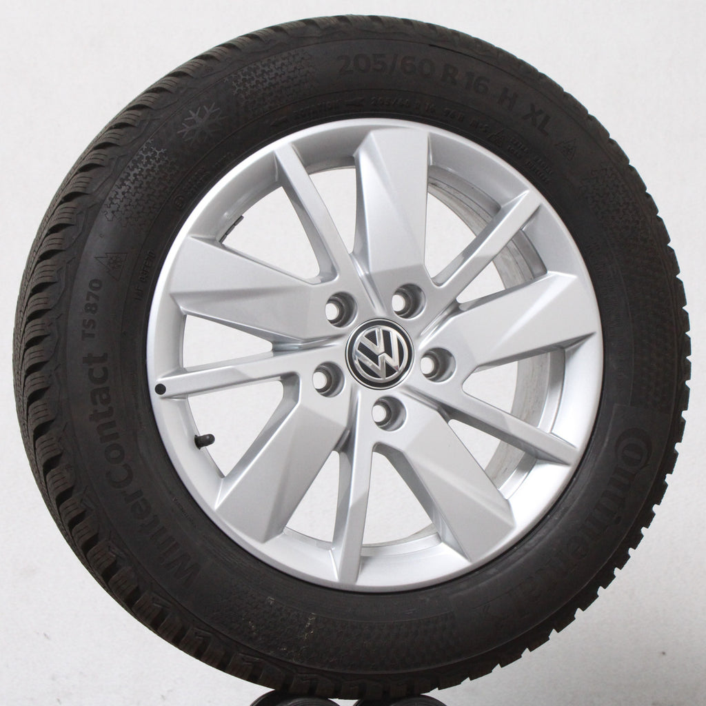 16 Zoll original VW Caddy 3 2K 2K7601025 Wien Alufelgen Winterreifen (5c92a)