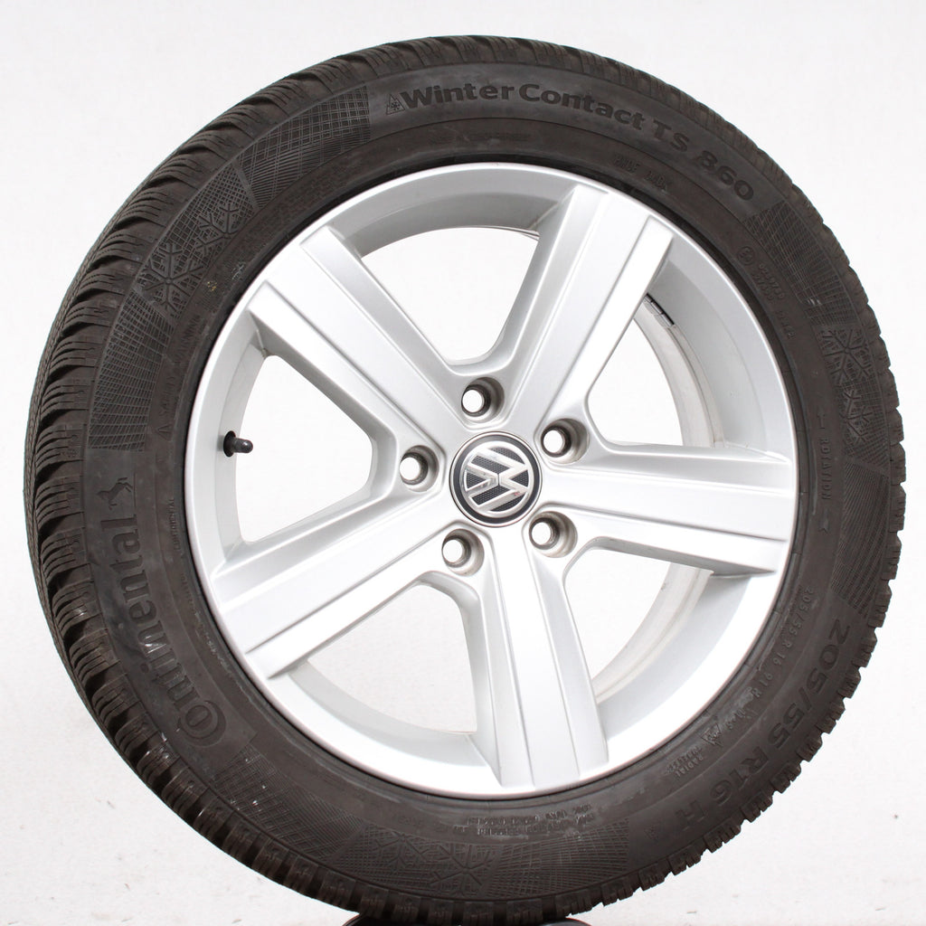 16 Zoll original VW Golf 7 5G 5G0601025A Dover Alufelgen Winterreifen (1ab81)