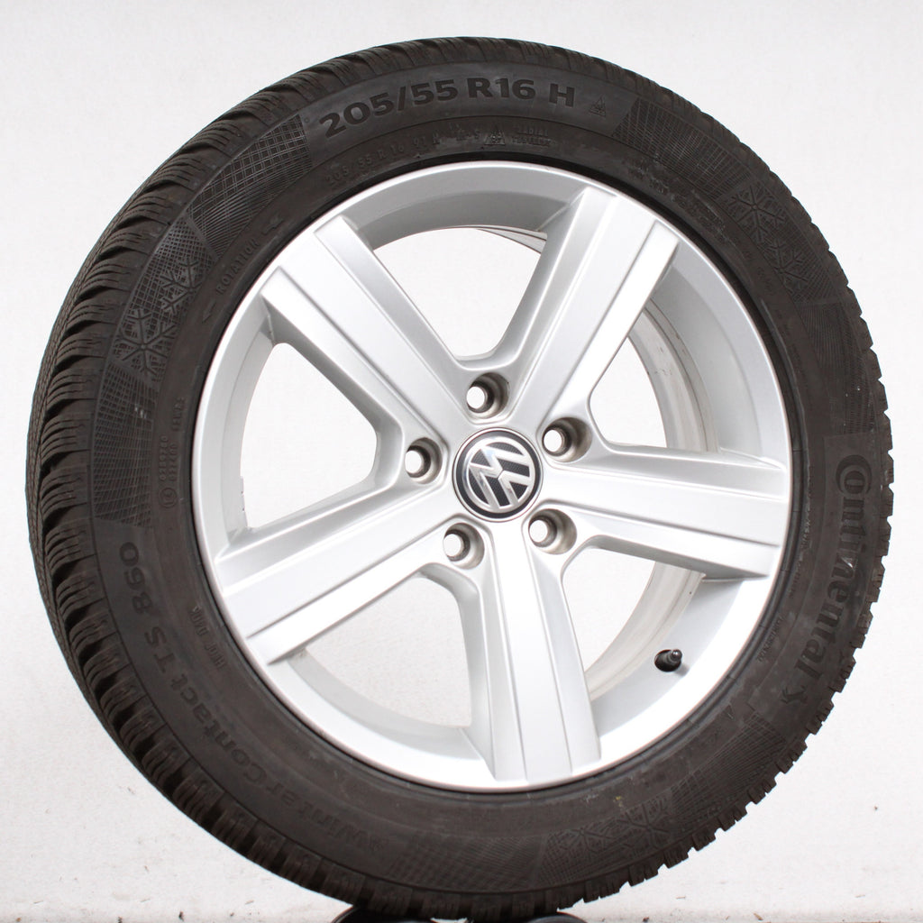 16 Zoll original VW Golf 7 5G 5G0601025A Dover Alufelgen Winterreifen (1ab81)