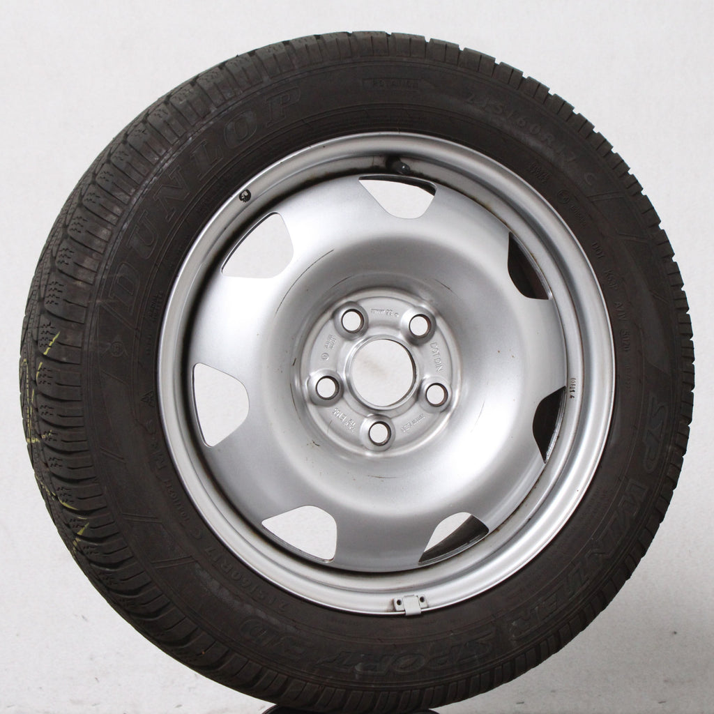 16 Zoll original VW T5 T6 T6.1 7H0601027D Stahlfelgen Winterreifen (328a1)