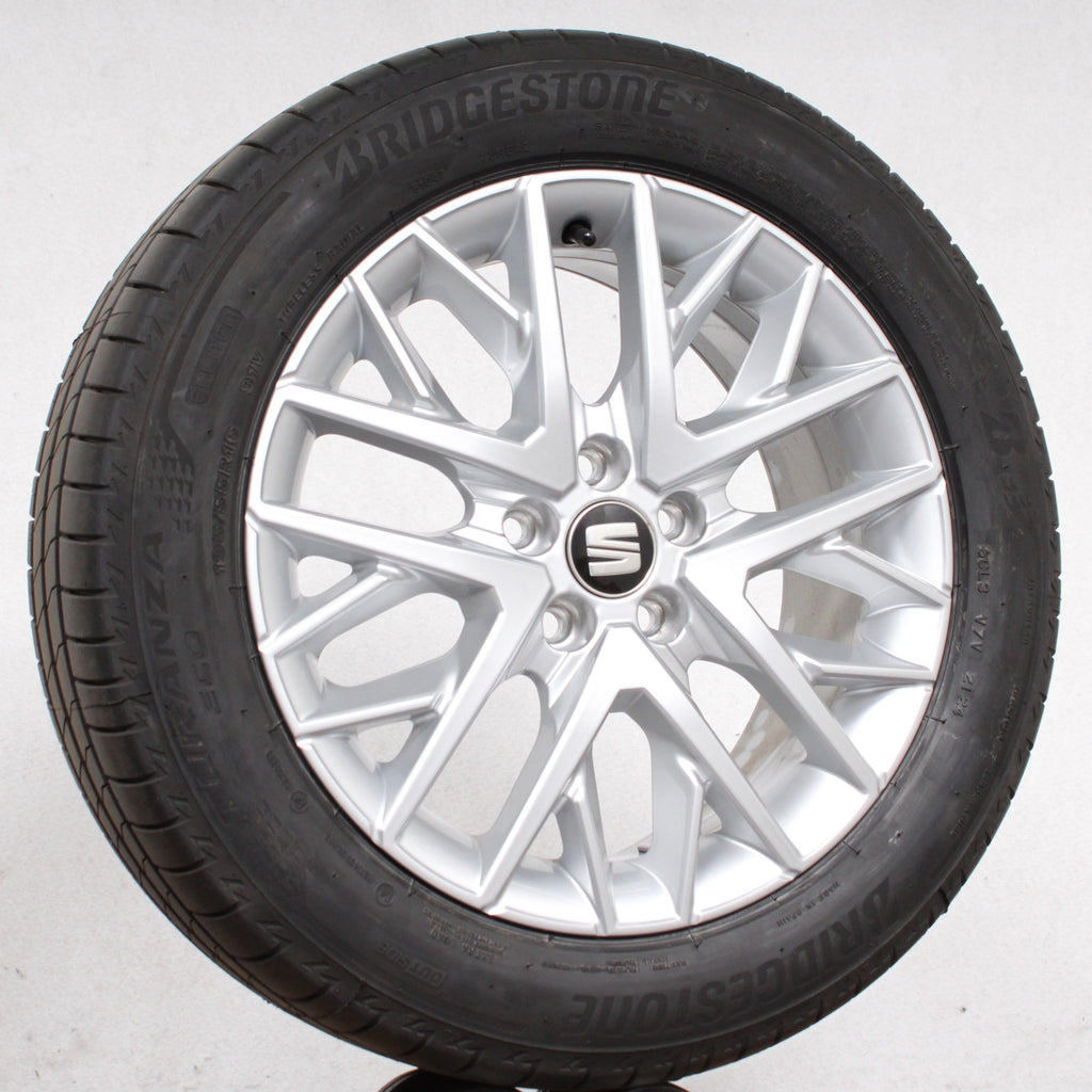 16 Zoll original Seat Ibiza Mk5 6F KJ1 6F0601025M Alufelgen Sommerreifen (6877e)