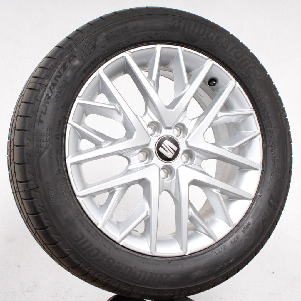 16 Zoll original Seat Ibiza Mk5 6F KJ1 6F0601025M Alufelgen Sommerreifen (6877e)