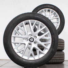Laden Sie das Bild in den Galerie-Viewer, 16 Zoll original Seat Ibiza Mk5 6F KJ1 6F0601025M Alufelgen Sommerreifen (6877e)