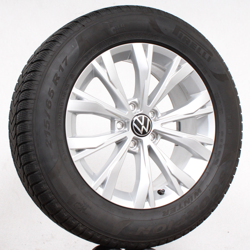17 Zoll original VW Tiguan ll Allspace 5NA 5NA601025 Alufelgen Winterreifen (c6045)