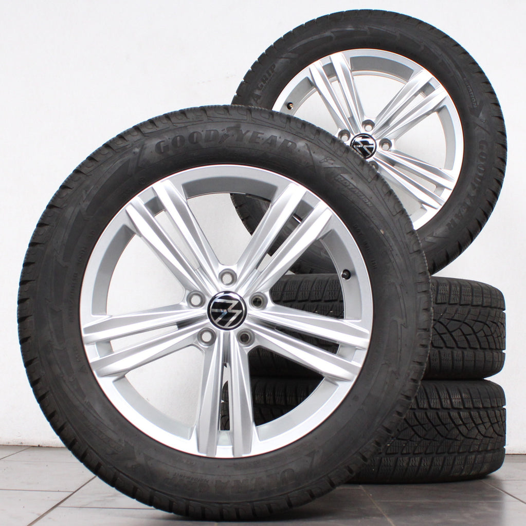18 Zoll original VW Tiguan ll Allspace 5NA601025M Alufelgen Winterreifen (f1ba7)