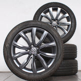 18 Zoll original VW T-Roc 2GA A11 AC7 2GA601025L Grange Hill Alufelgen Sommerreifen (d8096)