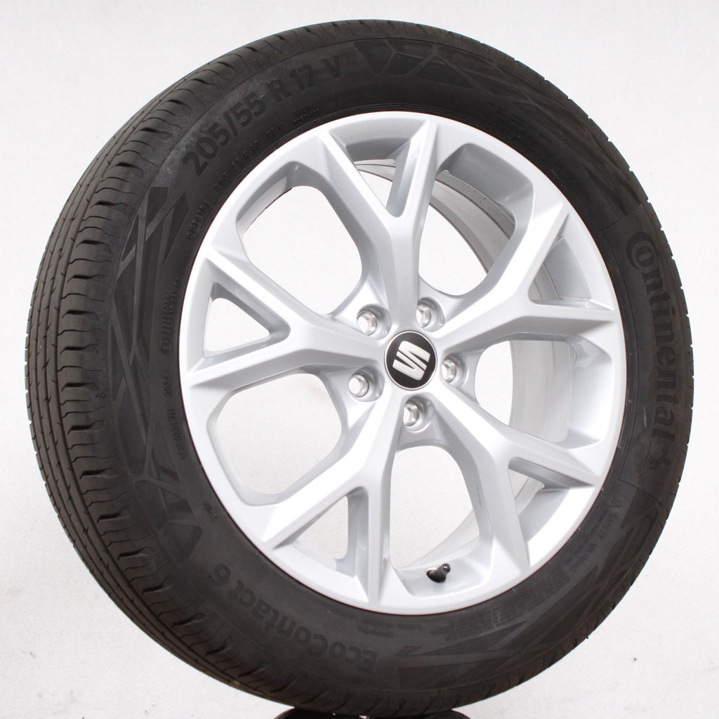 17 Zoll original Seat Arona KJ7 6F9601025H Alufelgen Sommerreifen (83e4e)