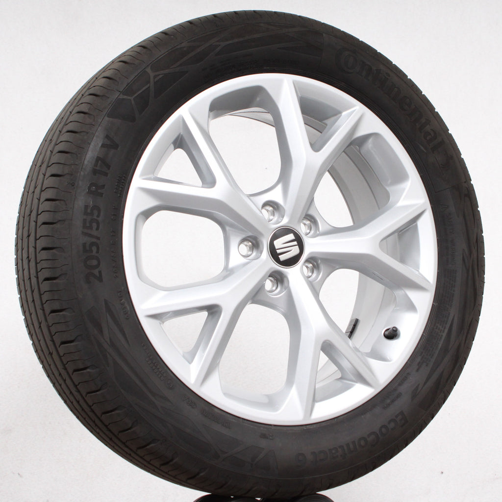 17 Zoll original Seat Arona KJ7 6F9601025H Alufelgen Sommerreifen (83e4e)