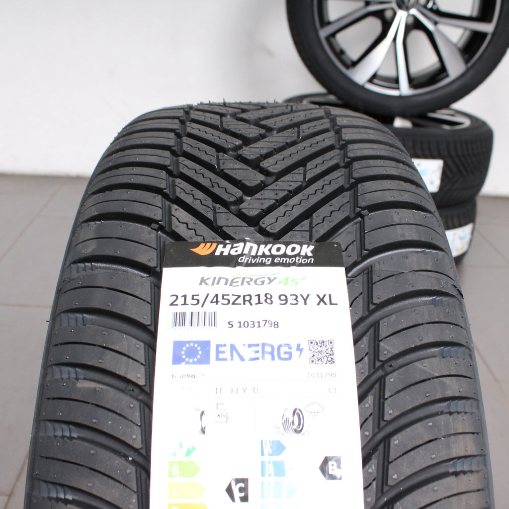 18 Zoll original VW T-Cross C11 Taigo 2G7601025F Alufelgen Ganzjahresreifen (8a865)