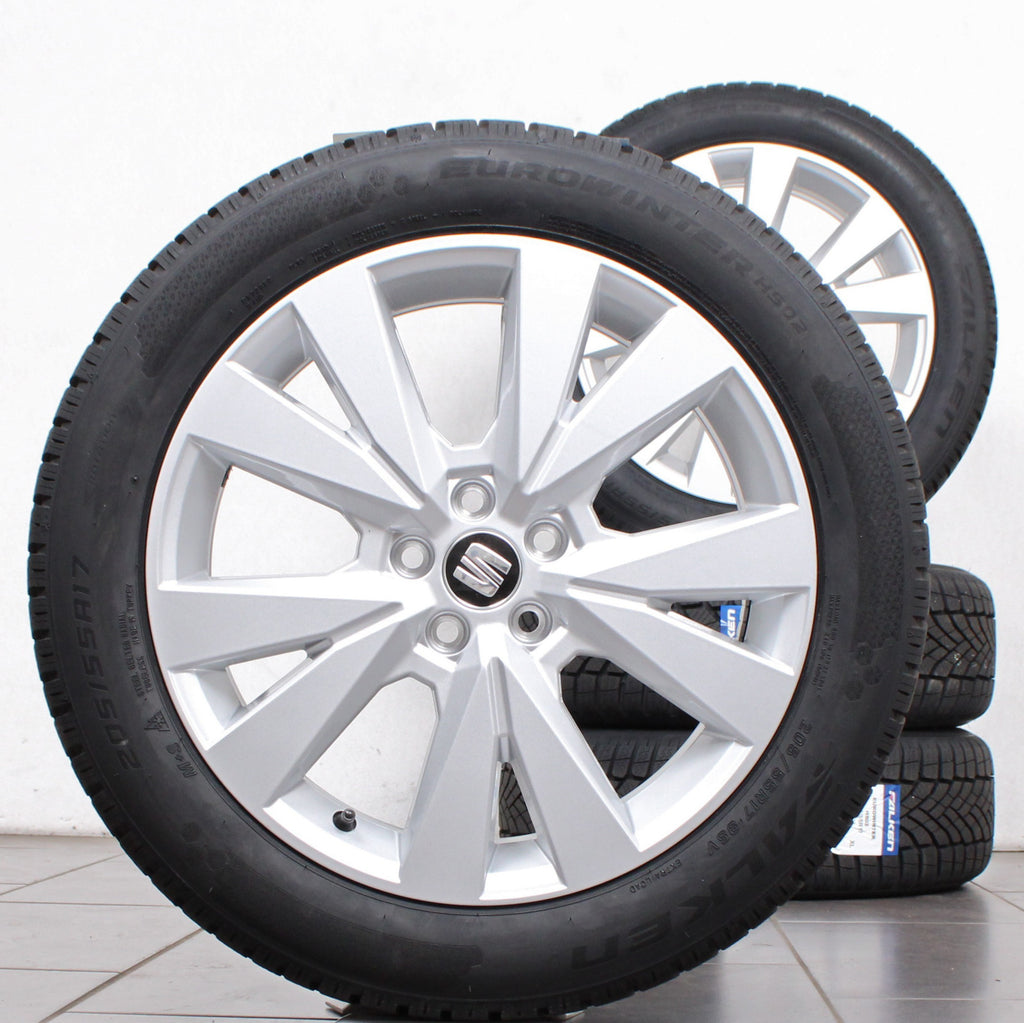 17 Zoll original Seat Arona KJ7 6F9601025D Alufelgen Winterreifen (624db)
