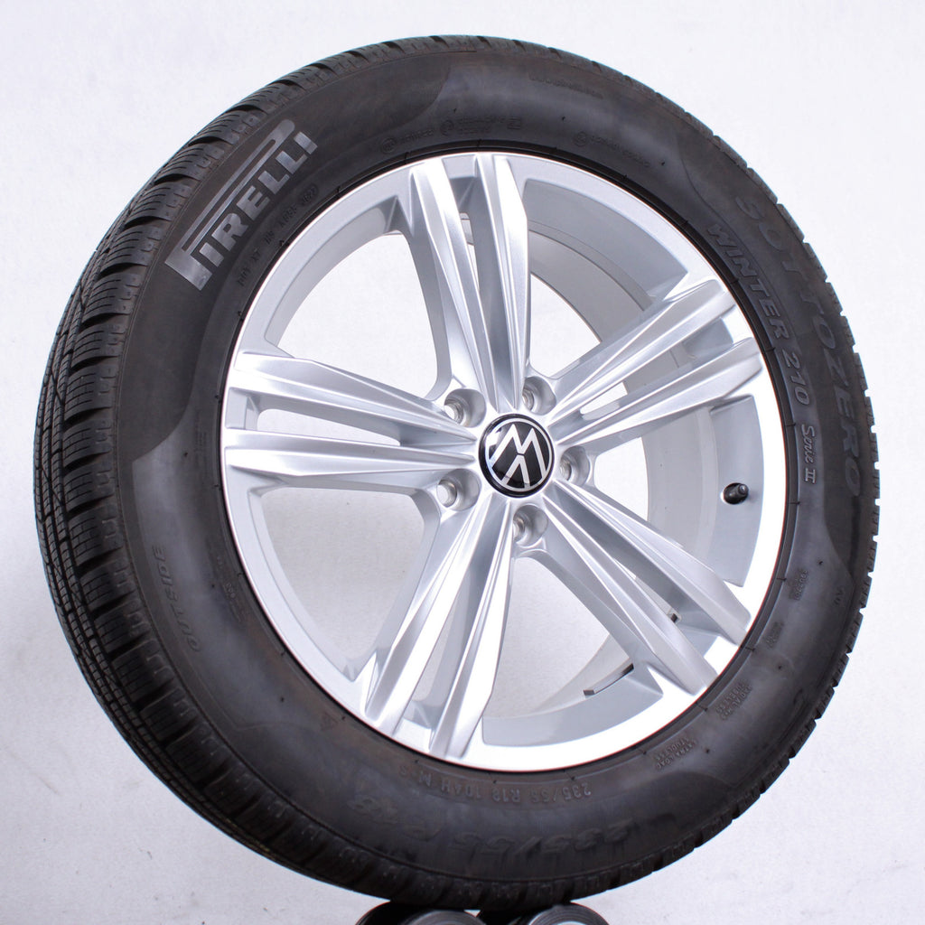 18 Zoll original VW Tiguan ll Allspace 5NA601025AQ Alufelgen Winterreifen (42449)