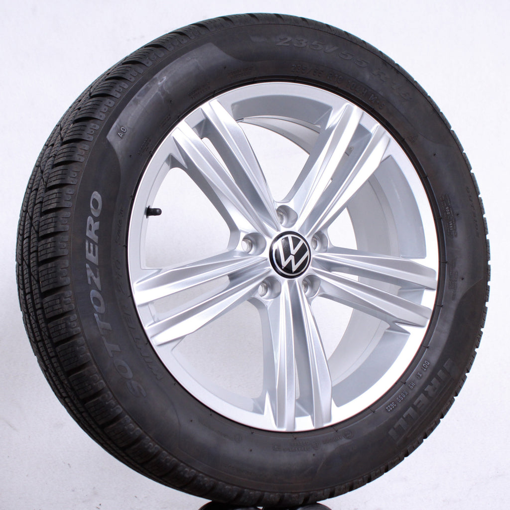 18 Zoll original VW Tiguan ll Allspace 5NA601025AQ Alufelgen Winterreifen (42449)